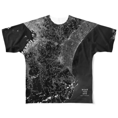 千葉県 茂原市 Tシャツ 両面 All-Over Print T-Shirt