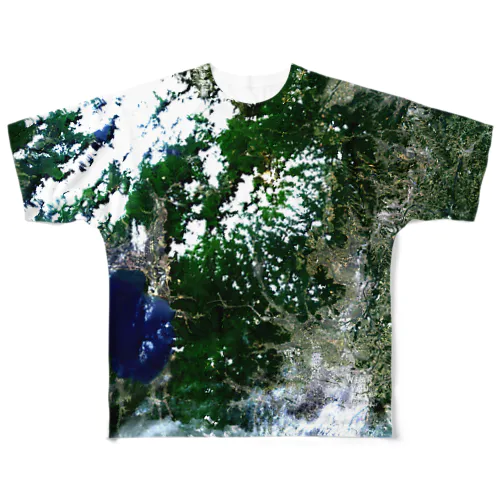 福島県 郡山市 Tシャツ 両面 All-Over Print T-Shirt