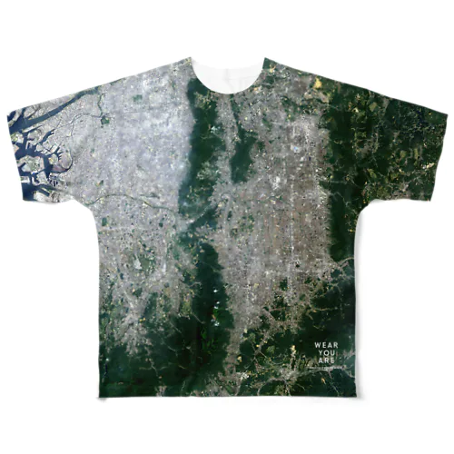 奈良県 香芝市 Tシャツ 両面 All-Over Print T-Shirt