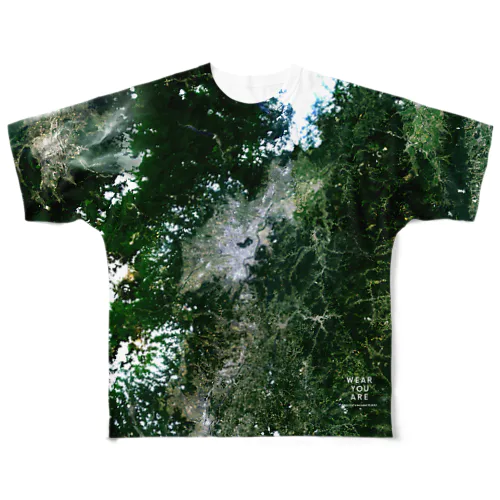 福島県 福島市 Tシャツ 両面 All-Over Print T-Shirt