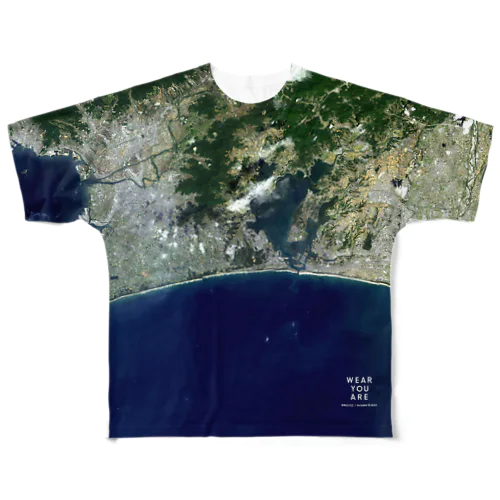静岡県 湖西市 Tシャツ 両面 All-Over Print T-Shirt