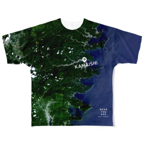 岩手県 釜石市 Tシャツ 両面 フルグラフィックTシャツ