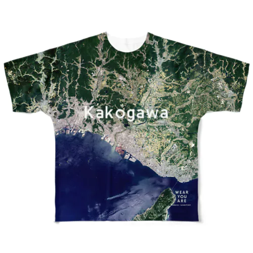 兵庫県 加古川市 Tシャツ 両面 All-Over Print T-Shirt