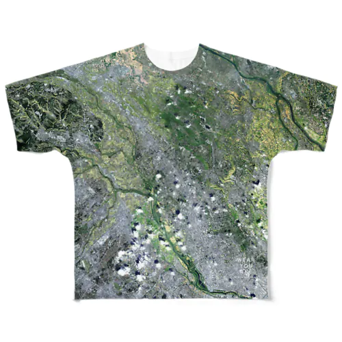 埼玉県 上尾市 Tシャツ 両面 All-Over Print T-Shirt