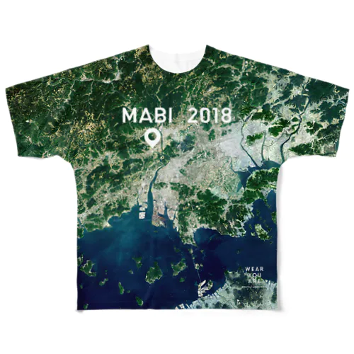 岡山県 倉敷市 Tシャツ 両面 フルグラフィックTシャツ