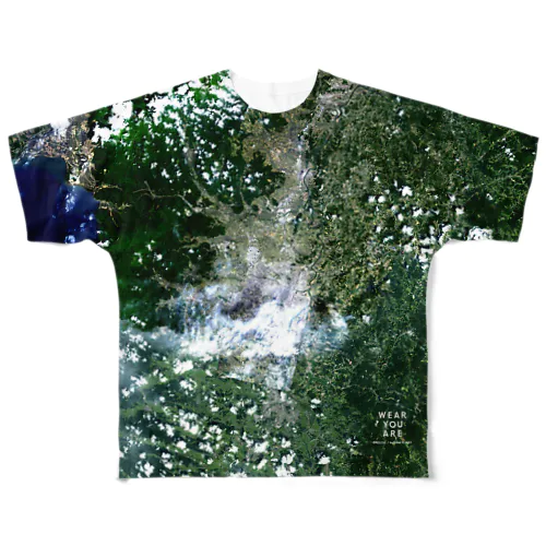 福島県 郡山市 Tシャツ 両面 All-Over Print T-Shirt