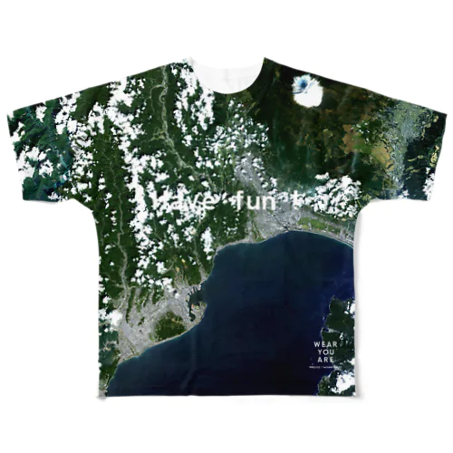 静岡県 静岡市 Tシャツ 両面 All-Over Print T-Shirt