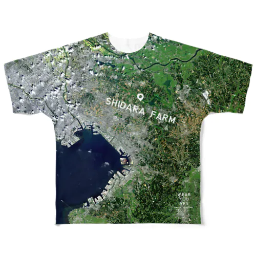 千葉県 佐倉市 Tシャツ 両面 All-Over Print T-Shirt