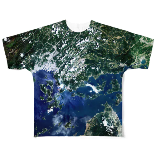 広島県 呉市 Tシャツ 両面 All-Over Print T-Shirt