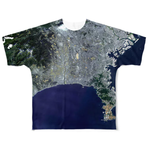 神奈川県 茅ヶ崎市 Tシャツ 両面 フルグラフィックTシャツ