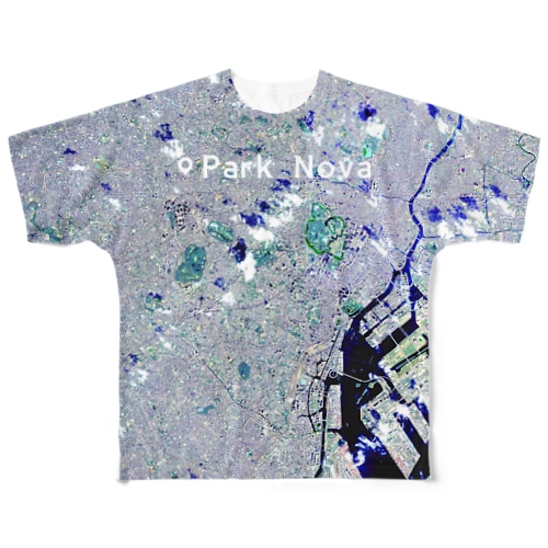 東京都 新宿区 Tシャツ 両面 All-Over Print T-Shirt