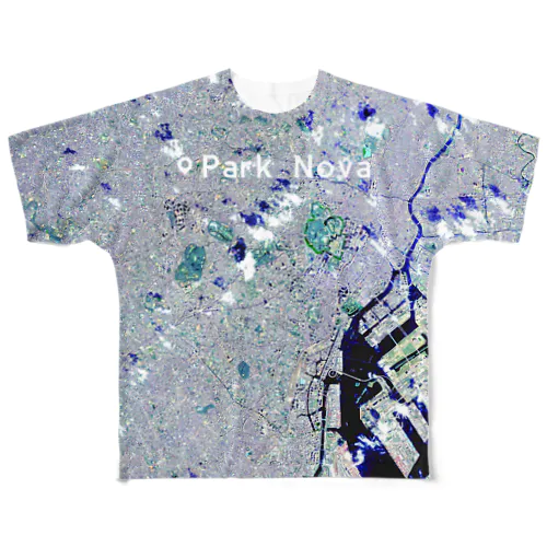 東京都 新宿区 Tシャツ 両面 All-Over Print T-Shirt