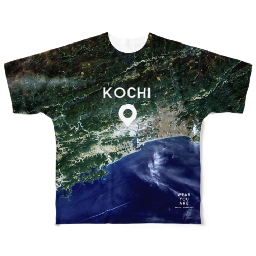高知県 高知市 Tシャツ 両面 All-Over Print T-Shirt