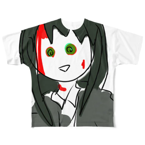 リベルちゃん狂気状態 All-Over Print T-Shirt