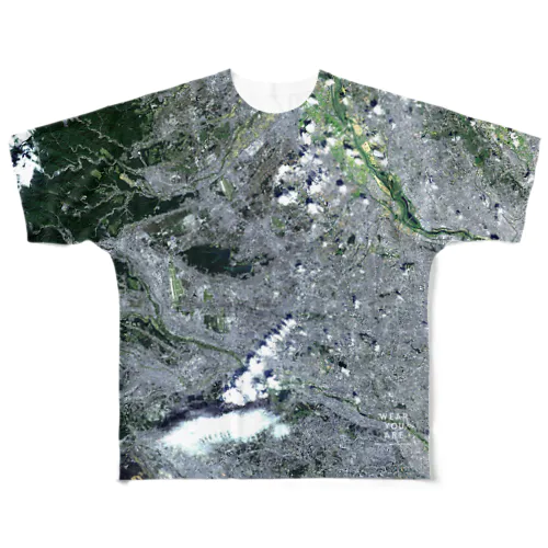 東京都 東村山市 Tシャツ 両面 All-Over Print T-Shirt