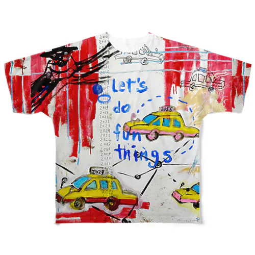 POP ART（To time traveling） フルグラフィックTシャツ