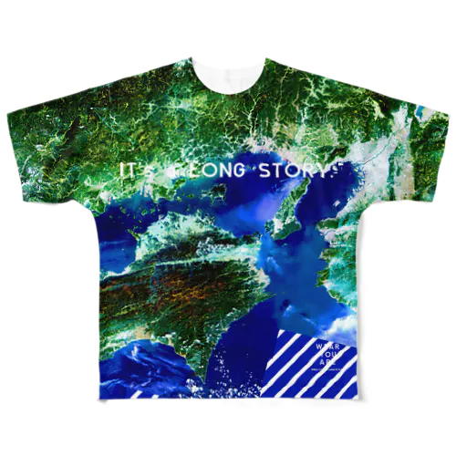 香川県 東かがわ市 Tシャツ 両面 All-Over Print T-Shirt