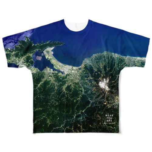 鳥取県 米子市 Tシャツ 両面 All-Over Print T-Shirt