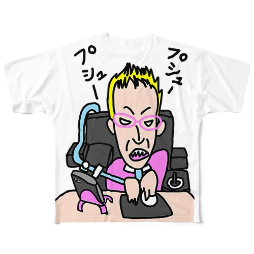 プシュー All-Over Print T-Shirt