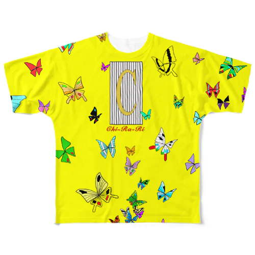 Butterfly［Ageha」Rainbow シリーズ『Lemon』 フルグラフィックTシャツ