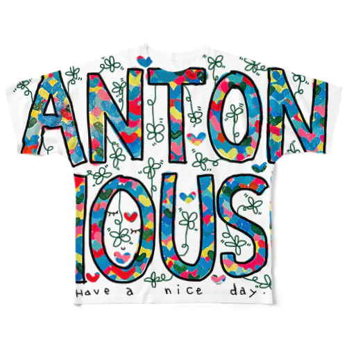 ANTON HOUSE フルグラフィックTシャツ