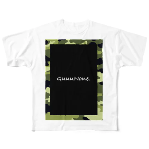 俺のTシャツ【GuuuNone.】カモフラ フルグラフィックTシャツ