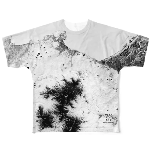 北海道 小樽市 Tシャツ 両面 All-Over Print T-Shirt