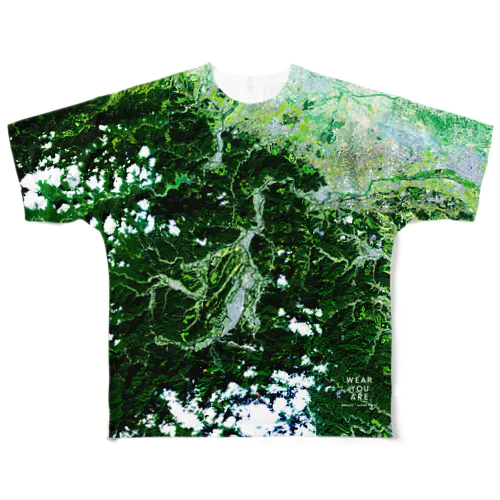 埼玉県 秩父市 Tシャツ 両面 All-Over Print T-Shirt