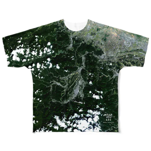 埼玉県 秩父市 Tシャツ 両面 All-Over Print T-Shirt