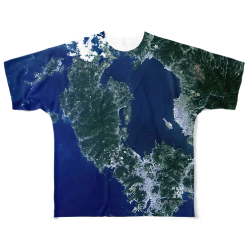 長崎県 長崎市 Tシャツ 両面 All-Over Print T-Shirt