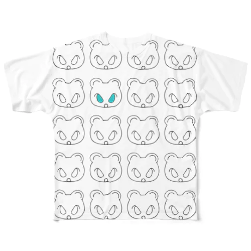 4×5 Bear フルグラフィックTシャツ