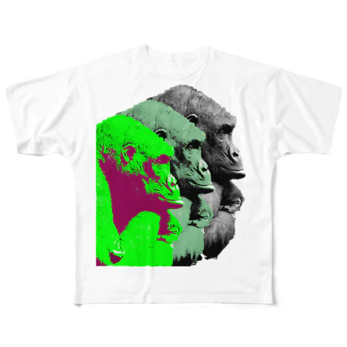 Cyber Gorilla Ver.1 All-Over Print T-Shirt