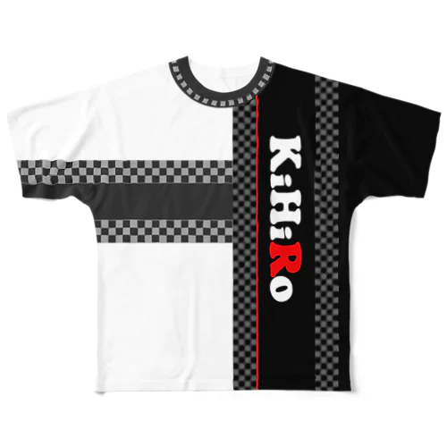 KihiroTakumiロゴ入りTシャツ縦 All-Over Print T-Shirt