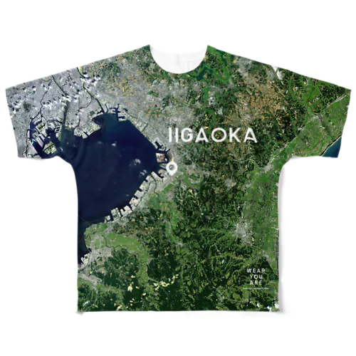 千葉県 市原市 Tシャツ 両面 All-Over Print T-Shirt