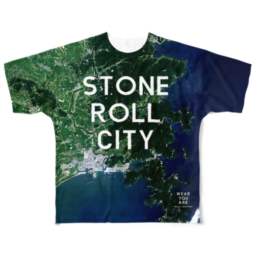 宮城県 石巻市 Tシャツ 両面 All-Over Print T-Shirt