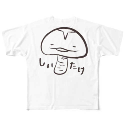 しいたけさん All-Over Print T-Shirt