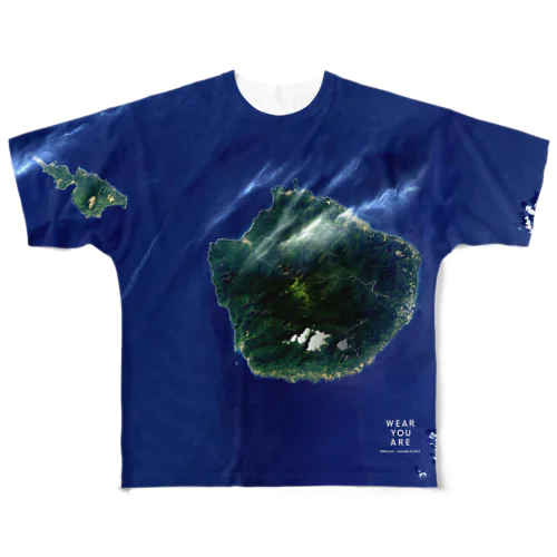 鹿児島県 熊毛郡 Tシャツ 両面 All-Over Print T-Shirt