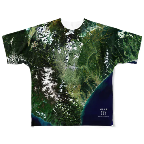 北海道 帯広市 Tシャツ 両面 All-Over Print T-Shirt