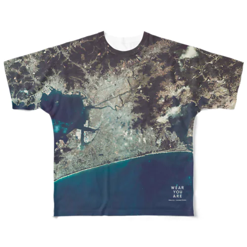 愛知県 豊橋市 Tシャツ 両面 All-Over Print T-Shirt