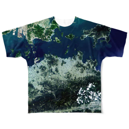 香川県 高松市 Tシャツ 両面 All-Over Print T-Shirt