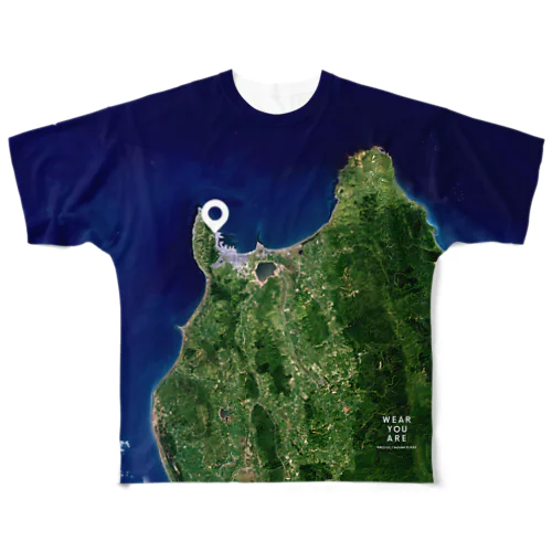 北海道 稚内市 Tシャツ 両面 フルグラフィックTシャツ