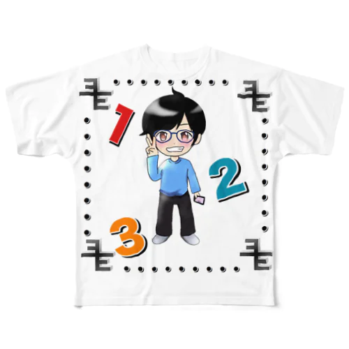山口ひふみTシャツ All-Over Print T-Shirt