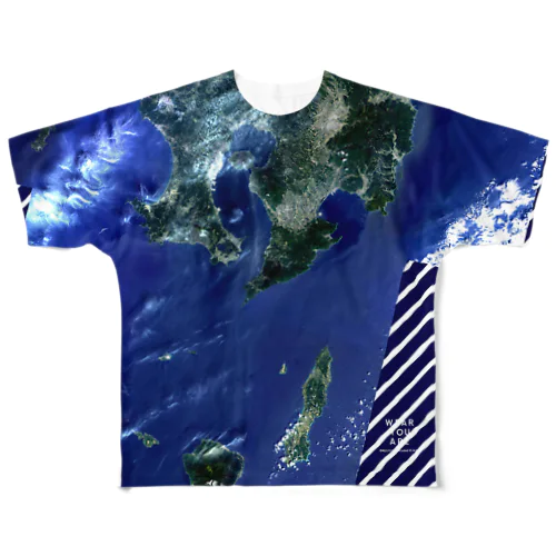 鹿児島県 肝属郡 Tシャツ 両面 フルグラフィックTシャツ