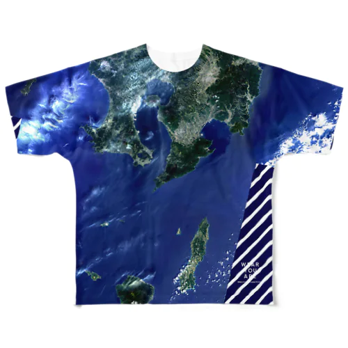 鹿児島県 肝属郡 Tシャツ 両面 フルグラフィックTシャツ