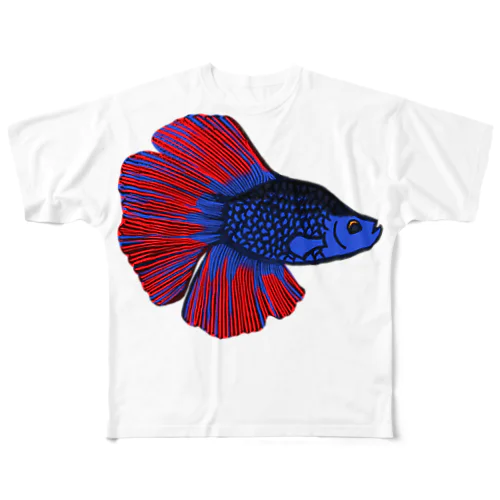 熱帯魚 All-Over Print T-Shirt