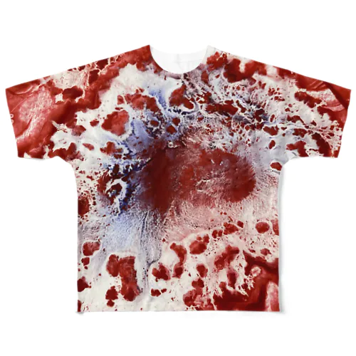 血糊牡丹 All-Over Print T-Shirt