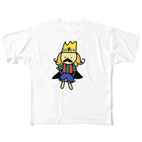 ゆるひげ王子 All-Over Print T-Shirt