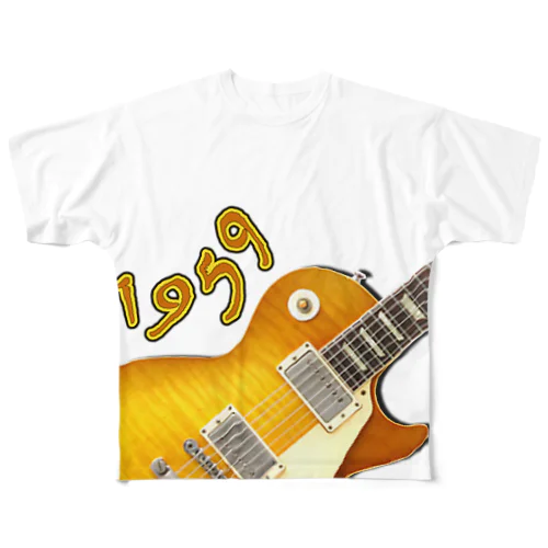 【１９５９】Les Paul Standard All-Over Print T-Shirt