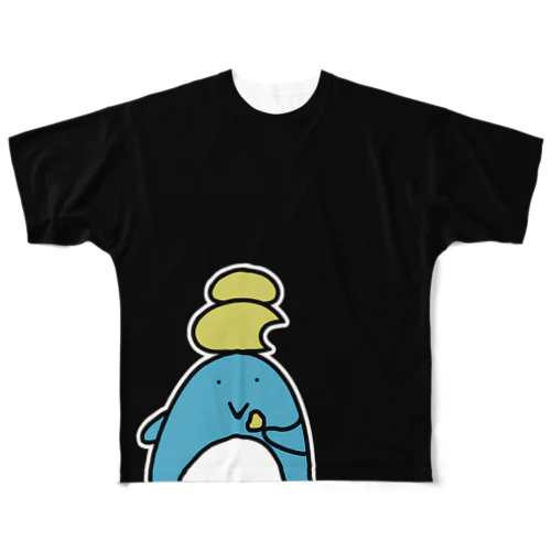 ペンギン！！ フルグラフィックTシャツ