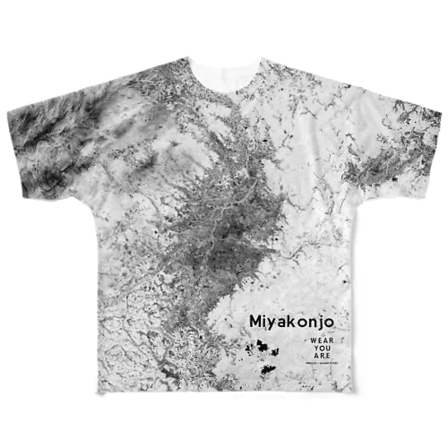 宮崎県 都城市 Tシャツ 両面 All-Over Print T-Shirt